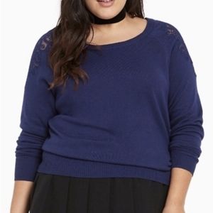 Torrid Lace Sweater